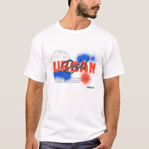 Camiseta Estética callejera de estilo graffiti Urban Rebel