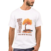 Camiseta estética "Círculo de la Vida" inspirada e