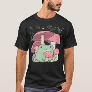 Camiseta Estética Cottagecore Kawaii Rana Abrazando Un Hong