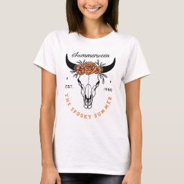 Camiseta Estética country de fiesta espeluznante de Summerw