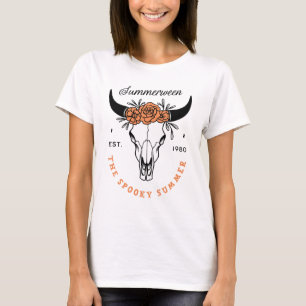 Camiseta Estética country de fiesta espeluznante de Summerw