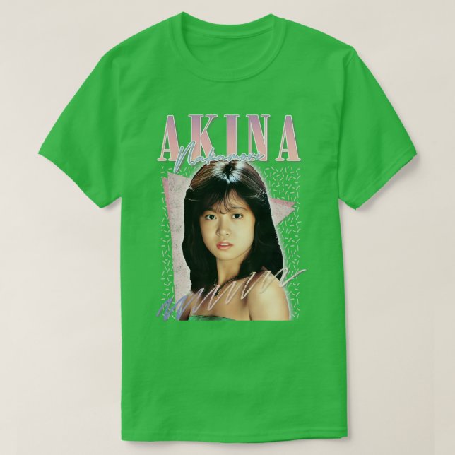 Camiseta Estética de Akina Nakamori (Diseño del anverso)