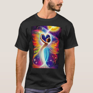Camiseta Estética de amor místico celestial para mujeres
