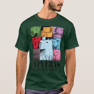 Camiseta estética de animales lindos niño capybara