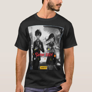 Camiseta Estética de Anime Falsa Senior 2024