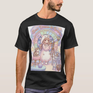 Camiseta Estética de astrólogo Kawaii Sueño de oso