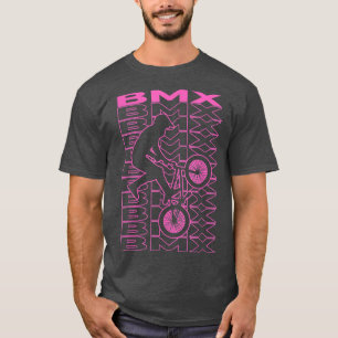 Camiseta Estética de BMX Biker Pastel