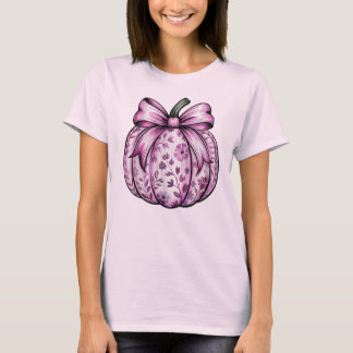 Camiseta Estética de Calabaza Chinoiserie Coqueta Tendencia