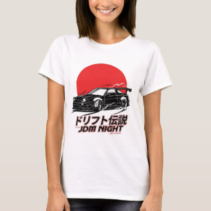 Camiseta Estética de Carreras Callejeras de la Cultura Drif