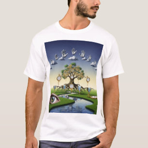 Camiseta estética de collage surreal retro Arte