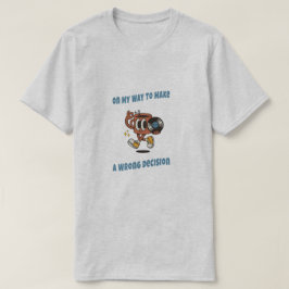 Camiseta estética de decisiones equivocadas de dib