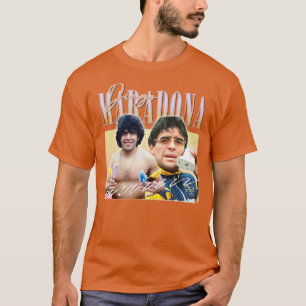 Camiseta Estética de Diego Maradona Retro 90