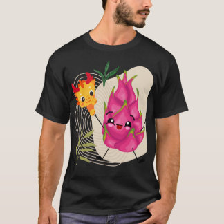 Camiseta Estética de Dragón y Plantas | Alfombra de Dragón