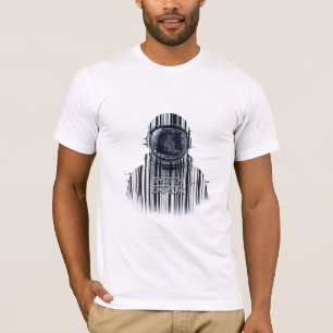 Camiseta Estética de error de sistema de astronauta de fall