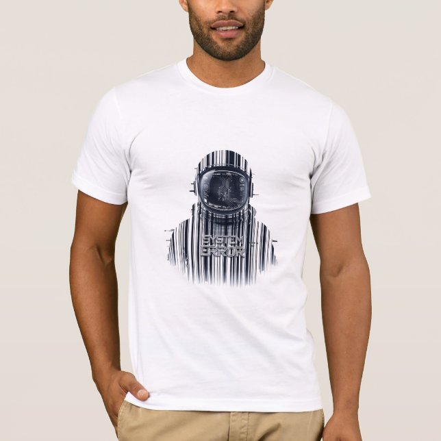 Camiseta Estética de error de sistema de astronauta de fall (Anverso)