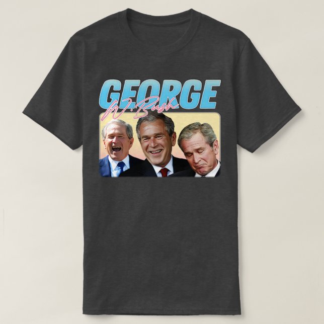 Camiseta Estética de estilo de George W Bush 90 1 (Diseño del anverso)