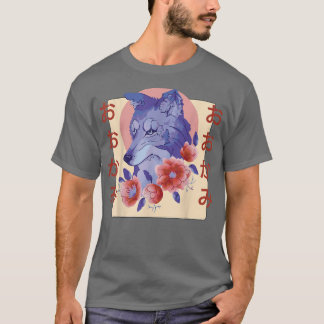 Camiseta Estética De Flor De Flor Japonesa