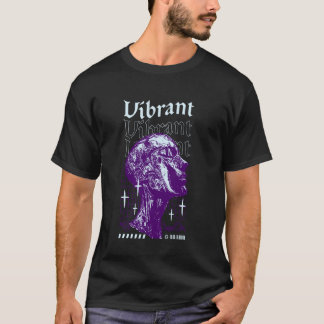 Camiseta Estética de grafiti urbano atrevido y vibrante del