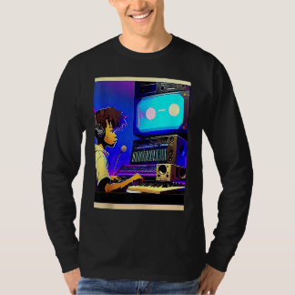 Camiseta Estética de hip hop lo fi chillhop ritmos relajant