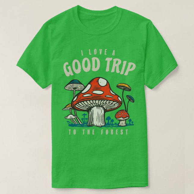 Camiseta Estética de hongos trippy (Diseño del anverso)