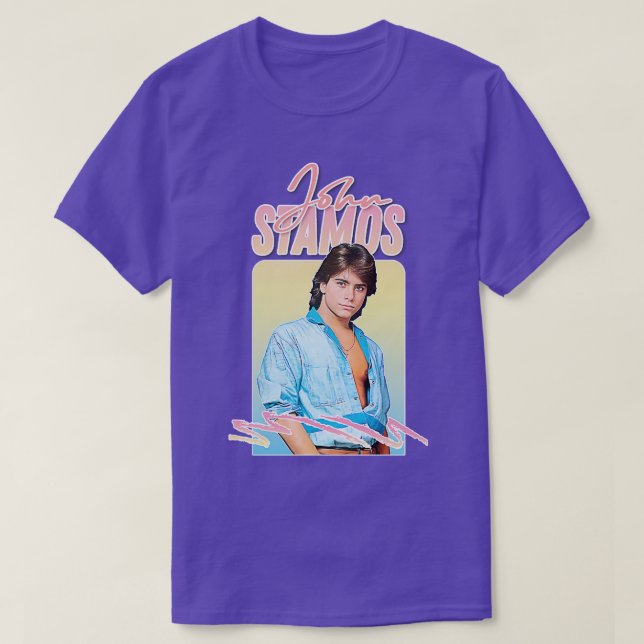 Camiseta Estética de John Stamos 80 (Diseño del anverso)