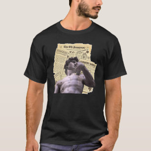 Camiseta Estética de la Academia Oscura Estatua de David de
