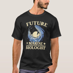 Camiseta Estética de la biología de la biología marina futu