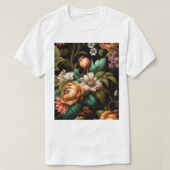 Camiseta Estética de la floración de medianoche (Diseño del anverso)