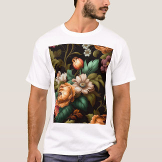 Camiseta Estética de la floración de medianoche