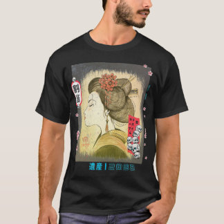 Camiseta Estética de la moda japonesa Geisha Tokyo