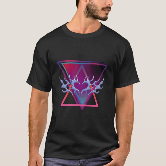 Camiseta Estética de la onda de vapor (Anverso)
