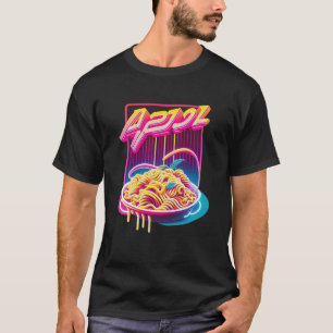 Camiseta Estética de la sintetización de la pasta de los añ