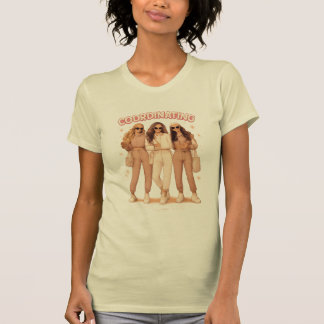 Camiseta Estética de Outfit Coordinado Amigas Vibes