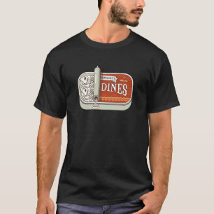 Camiseta Estética de Pescador de Lata de Sardina Sardinas E
