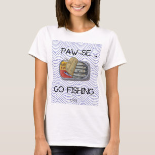 Camiseta Estética de pescadores para amantes de las mascota