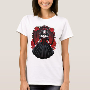 Camiseta Estética de Reina de vampiros - Elegante Halloween