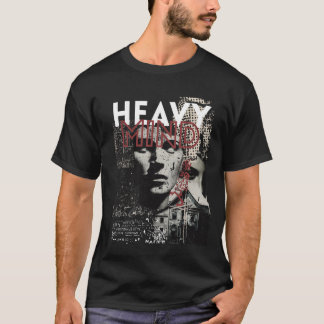 Camiseta Estética de ropa callejera de mente pesada | Gráfi