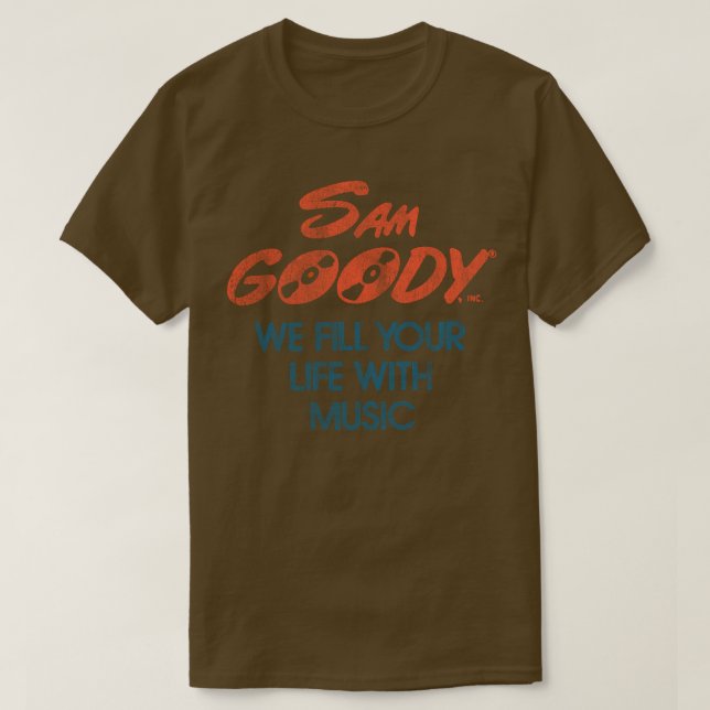 Camiseta Estética de Sam Goody 70 (Diseño del anverso)