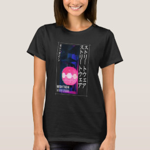 Camiseta Estética de Streetwear de Tokio Cyberpunk con Fall