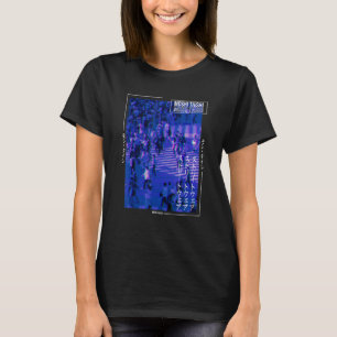 Camiseta Estética de Streetwear de Tokio Cyberpunk Glitch J