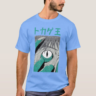 Camiseta Estética de terror de anime oscuro japonés Animewi
