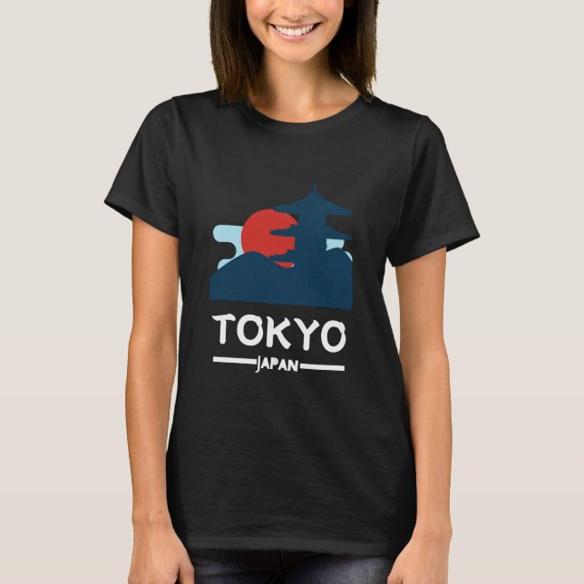 Camiseta Estética de Tokio Japón (Anverso)