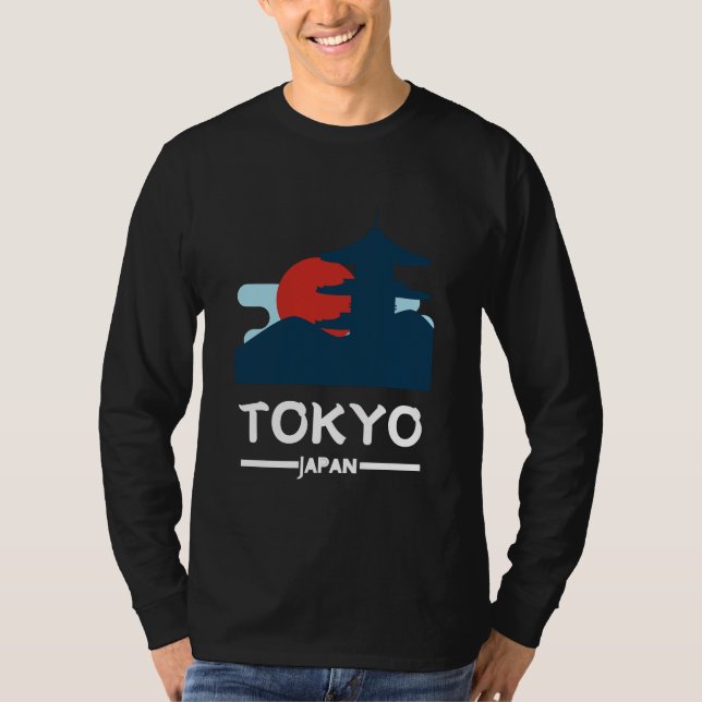 Camiseta Estética de Tokio Japón (Anverso)