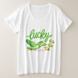 Camiseta estética de trébol verde afortunado - San