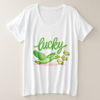 Camiseta estética de trébol verde afortunado - San