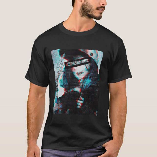 Camiseta Estética de vaporolas de futurismo japonés Tee Ani (Anverso)