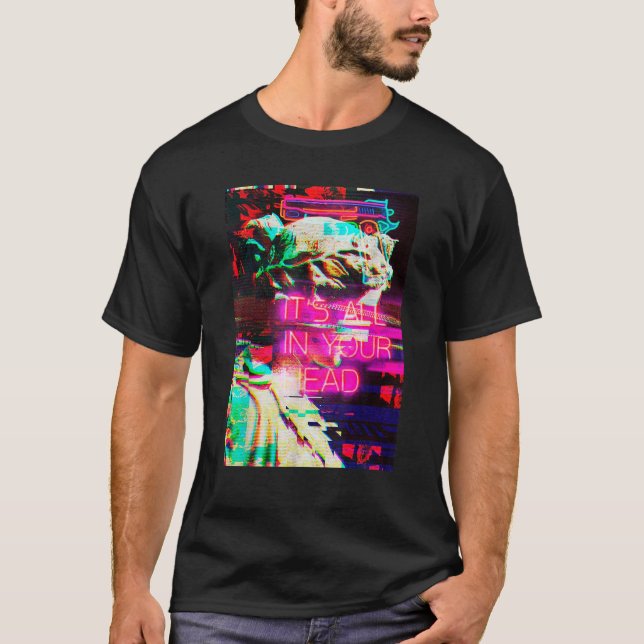 Camiseta Estética de vaporolas de futurismo japonés Tee Ani (Anverso)