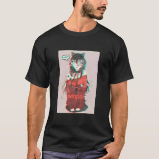 Camiseta Estética de vaporolas de futurismo japonés Tee Ani