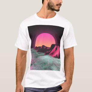 Camiseta estética de vaporwave retro - Neon Dreams