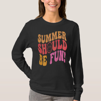 Camiseta Estética de Verano Divertido Verano